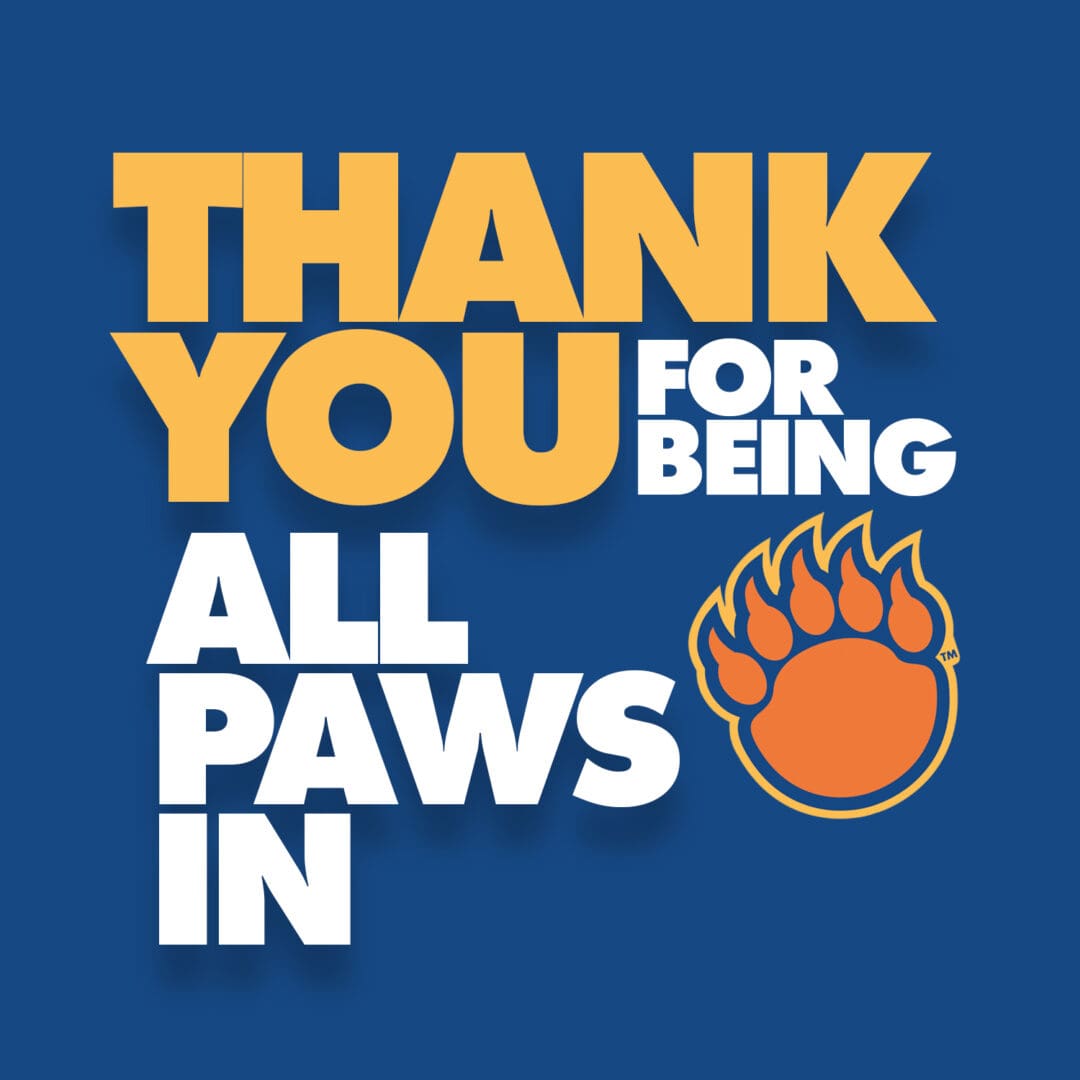 Thank you for being All Paws In